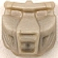 Lego maska Bionicle Krana Yo, velmi světle šedá lesklá (42042yo PEARL VERY LIGHT GRAY)